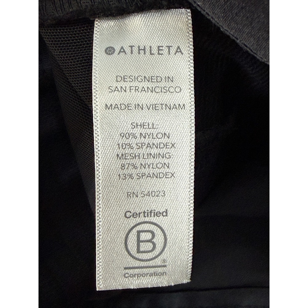 Athleta Wander Stash Skinny Pant Women 14 Black Stretch Hiking Commuter Trousers - Picture 10 of 11